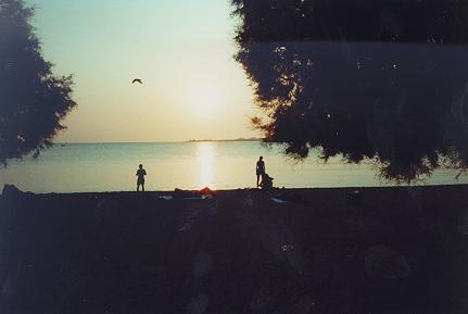 Strand von Paros-Stadt